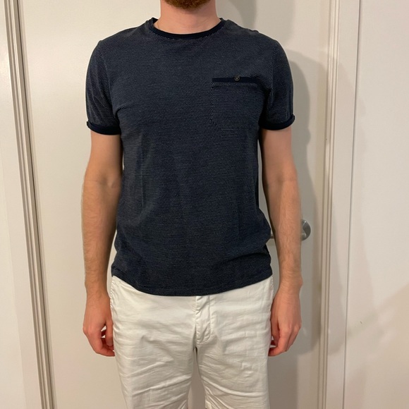 Ted Baker patterned t-shirt - Picture 3 of 4